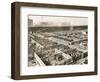 Overhead View of Chicago Stockyards-null-Framed Photographic Print