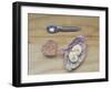 Overhead View of Ice Cream and Sprinkles on Table-Demelzaandreoli-Framed Photographic Print