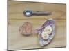 Overhead View of Ice Cream and Sprinkles on Table-Demelzaandreoli-Mounted Photographic Print