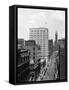 Overhead View of Street with Cars-null-Framed Stretched Canvas