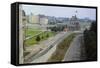 Overhead View of the Berlin Wall-null-Framed Stretched Canvas