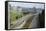 Overhead View of the Berlin Wall-null-Framed Stretched Canvas