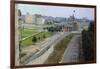 Overhead View of the Berlin Wall-null-Framed Photographic Print