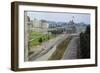 Overhead View of the Berlin Wall-null-Framed Photographic Print