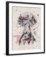 Overheated Structure-HR-FM-Framed Art Print