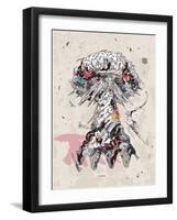 Overheated Structure-HR-FM-Framed Art Print