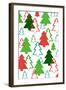 Overlaid Christmas Trees, 2017-Louisa Hereford-Framed Giclee Print