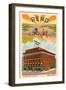 Overland Hotel, Reno, Nevada-null-Framed Art Print