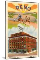 Overland Hotel, Reno, Nevada-null-Mounted Art Print