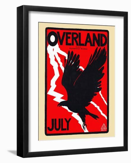 Overland, July-Maynard Dixon-Framed Art Print