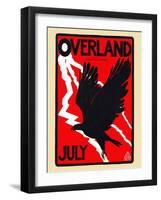 Overland, July-Maynard Dixon-Framed Art Print