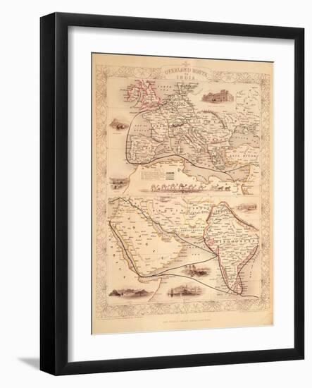 Overland Route to India-John Rapkin-Framed Giclee Print