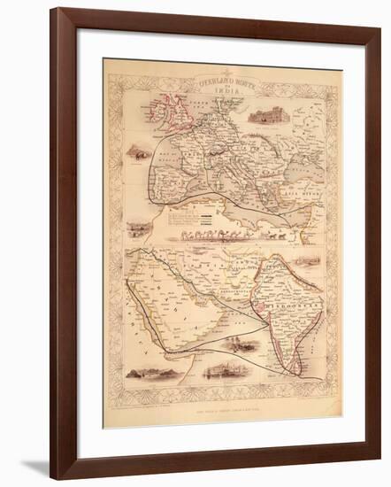 Overland Route to India-John Rapkin-Framed Giclee Print