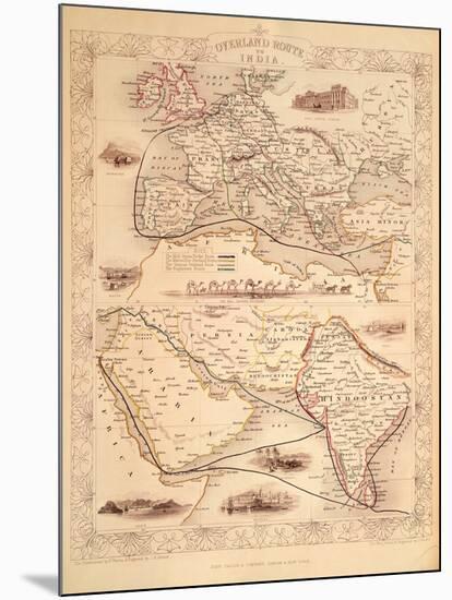 Overland Route to India-John Rapkin-Mounted Giclee Print