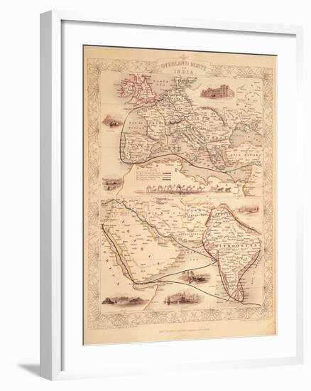 Overland Route to India-John Rapkin-Framed Giclee Print