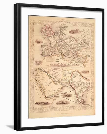 Overland Route to India-John Rapkin-Framed Giclee Print