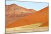 Overlapping Orange Sand Dunes of the Ancient Namib Desert Near Sesriem-Lee Frost-Mounted Photographic Print