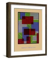 Overlay. 1986-Peter McClure-Framed Giclee Print