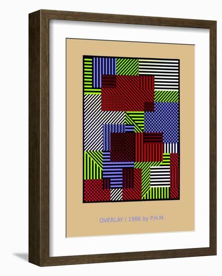 Overlay. 1986-Peter McClure-Framed Giclee Print