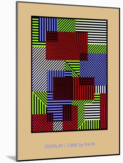 Overlay. 1986-Peter McClure-Mounted Giclee Print