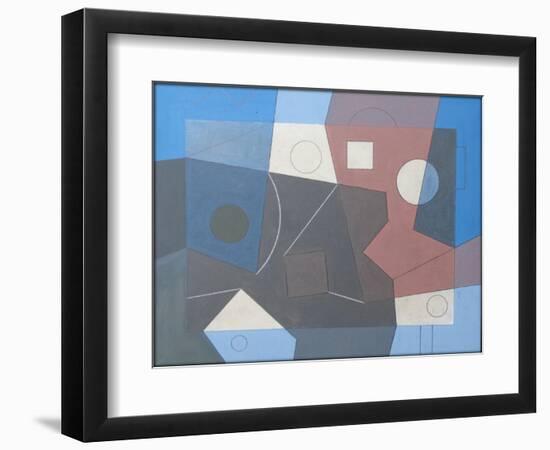 OVERLAY IN BIEGE... IT'S THE RAGE.2021-Peter McClure-Framed Giclee Print