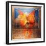 Overlaying Butterflies and Text-Colin Anderson-Framed Photographic Print