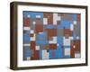 OVERLAYING RECTANGLES. 2021-Peter McClure-Framed Giclee Print