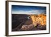 Overlook of Canyon at Sunrise Near Moab, Utah-Matt Jones-Framed Photographic Print