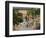 Overlook of Library with Tourists, Ephesus, Turkey-Joe Restuccia III-Framed Photographic Print