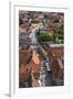 Overlook over Ribe, Denmark's Oldest Surviving City, Jutland, Denmark-Michael Runkel-Framed Photographic Print