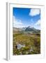 Overlook over the bay of Godthul, South Georgia, Antarctica, Polar Regions-Michael Runkel-Framed Photographic Print