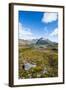 Overlook over the bay of Godthul, South Georgia, Antarctica, Polar Regions-Michael Runkel-Framed Photographic Print