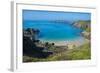 Overlook over the East Coast from the Narrow Isthmus of Greater and Little Sark-Michael Runkel-Framed Photographic Print