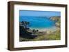 Overlook over the East Coast from the Narrow Isthmus of Greater and Little Sark-Michael Runkel-Framed Photographic Print