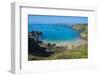 Overlook over the East Coast from the Narrow Isthmus of Greater and Little Sark-Michael Runkel-Framed Photographic Print