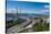 Overlook over Vladivostok and the New Zolotoy Bridge from Eagle's Nest Mount-Michael Runkel-Stretched Canvas