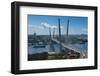 Overlook over Vladivostok and the New Zolotoy Bridge from Eagle's Nest Mount-Michael Runkel-Framed Photographic Print