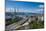 Overlook over Vladivostok and the New Zolotoy Bridge from Eagle's Nest Mount-Michael Runkel-Mounted Photographic Print