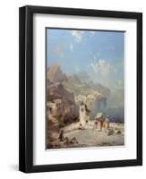 Overlooking Amalfi-Franz Richard Unterberger-Framed Premium Giclee Print