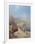 Overlooking Amalfi-Franz Richard Unterberger-Framed Giclee Print