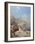 Overlooking Amalfi-Franz Richard Unterberger-Framed Giclee Print