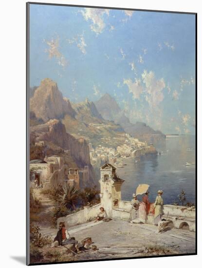 Overlooking Amalfi-Franz Richard Unterberger-Mounted Giclee Print