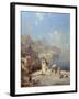 Overlooking Amalfi-Franz Richard Unterberger-Framed Giclee Print