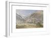 Overlooking Bockstein in Gastein Valley, with the Church of Our Lady of Good Council-Jakob Alt-Framed Premium Giclee Print