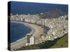 Overlooking Copacabana Beach from Sugarloaf Mountain, Rio De Janeiro, Brazil-Waltham Tony-Stretched Canvas