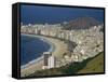Overlooking Copacabana Beach from Sugarloaf Mountain, Rio De Janeiro, Brazil-Waltham Tony-Framed Stretched Canvas