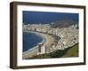 Overlooking Copacabana Beach from Sugarloaf Mountain, Rio De Janeiro, Brazil-Waltham Tony-Framed Photographic Print