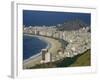 Overlooking Copacabana Beach from Sugarloaf Mountain, Rio De Janeiro, Brazil-Waltham Tony-Framed Photographic Print