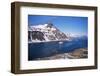 Overlooking Grytviken and King Edward Point, South Georgia, South Atlantic, Polar Regions-Geoff Renner-Framed Photographic Print