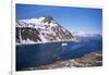 Overlooking Grytviken and King Edward Point, South Georgia, South Atlantic, Polar Regions-Geoff Renner-Framed Photographic Print